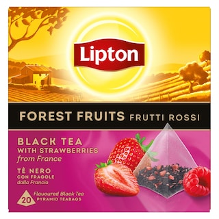 LIPTON | Τσάι Μαύρο Φρούτα Δάσους 20x1.7g