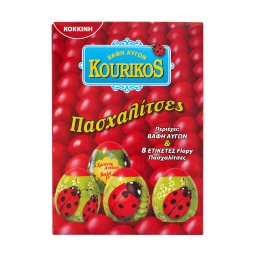 KOURIKOS | Βαφή Αυγών Κόκκινη Πασχαλίτσες 1 Τεμάχιο