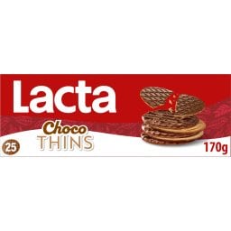 LACTA | Μπισκότα Choco Thins 170g