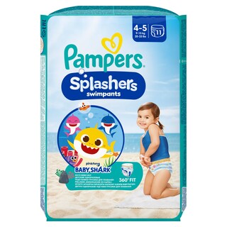 PAMPERS | Πάνες βρακάκι Μαγιό Μωρού Splashers Νο4-5 9-15kg 11 Τεμάχια