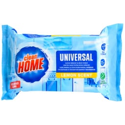 CLEAN HOME | Υγρά Μαντηλάκια Καθαρισμού Επιφανειών Λεμόνι 80 Τεμάχια