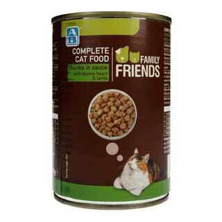 FAMILY FRIENDS | Γατοτροφή Αρνί & Βοδινή Καρδιά 400g