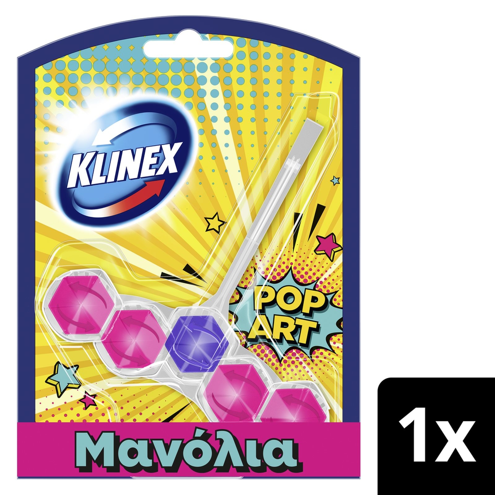 KLINEX WC Block Pop Art Μανόλια 50g