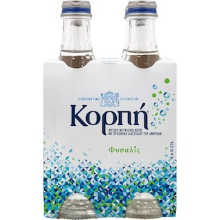 ΚΟΡΠΗ | Ανθρακούχο Νερό Φυσικό Μεταλλικό 4x330ml