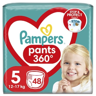 PAMPERS | Πάνες Βρακάκι Μωρού Pants Νο5 48 Τεμάχια