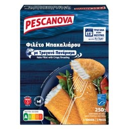 PESCANOVA | Φιλέτο Μπακαλιάρου με Τραγανό Πανάρισμα 250g