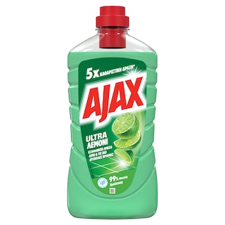 AJAX | ULTRA | Καθαριστικό Πατώματος Ultra Λεμόνι 1lt