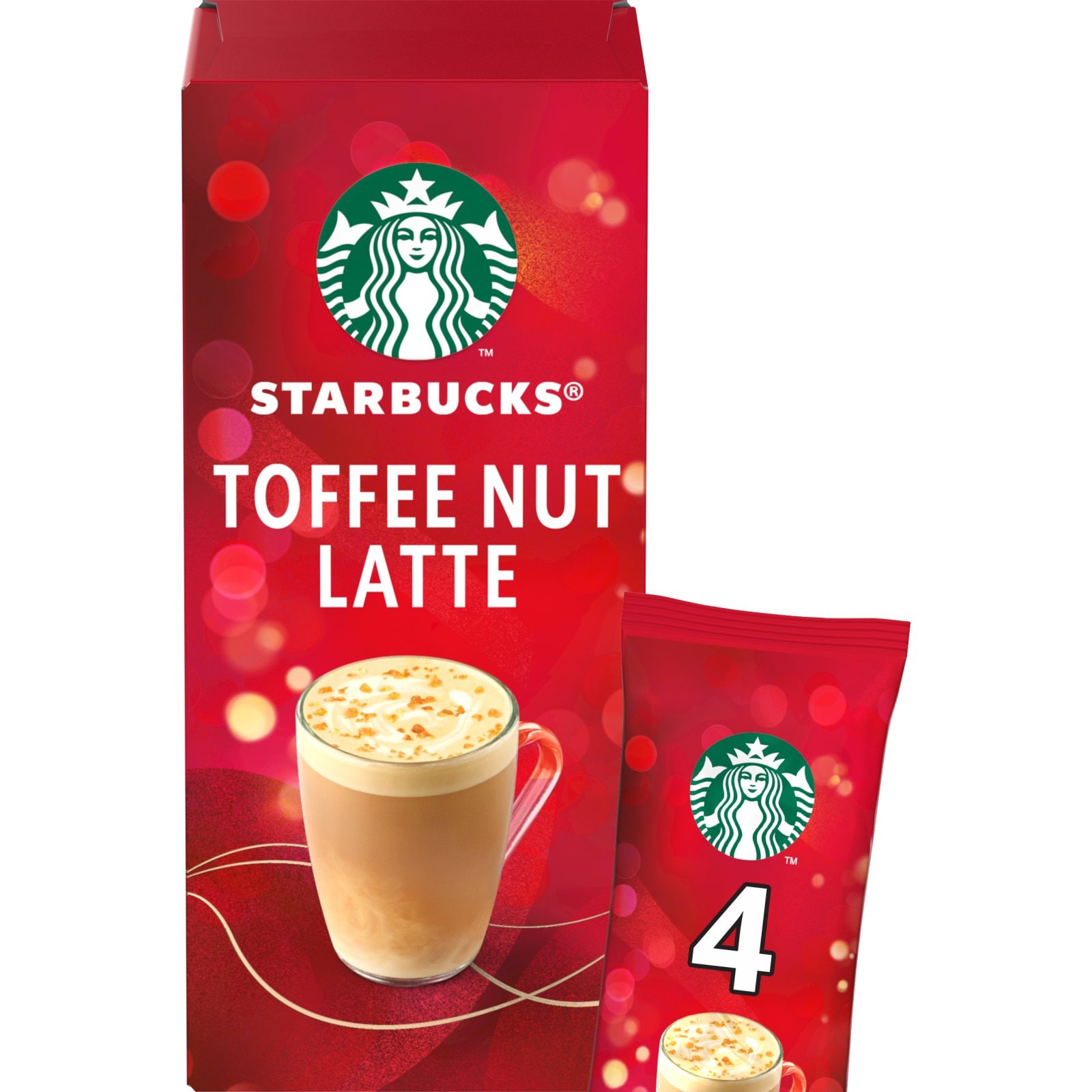 STARBUCKS Στιγμιαίος Καφές Toffee Nut Latte 4x23g