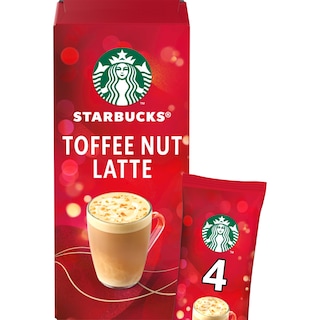 STARBUCKS | Στιγμιαίος Καφές Toffee Nut Latte 4x23g
