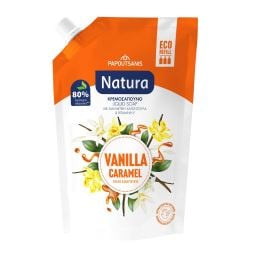 NATURA | Κρεμοσάπουνο Βανίλια Καραμέλα Ανταλλακτικό 750ml