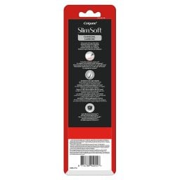 COLGATE | Οδοντόβουρτσα Slim Soft Charcoal Μαλακή 3 Τεμάχια