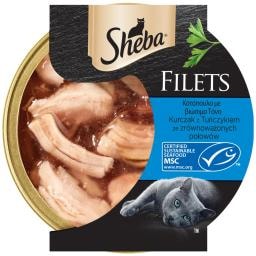 SHEBA | Γατοτροφή Filets Κοτόπουλο Τόνος 60g