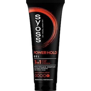 SYOSS | Gel Χτενίσματος Power Hold 250 ml