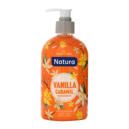 NATURA | Κρεμοσάπουνο Vanilla Caramel Aντλία 480ml