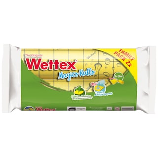 WETTEX | Σπογγοπετσέτα Μαγικό Ρολό 1.5m 2 Tεμάχια