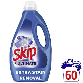 SKIP | Υγρό Πλυντηρίου Ρούχων Ultimate Extra Stain Removal 60 Μεζούρες