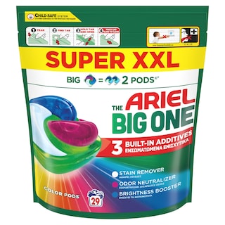 ARIEL | Kάψουλες Πλυντηρίου Ρούχων Allin1 Pods The Big One Color 29 Τεμάχια