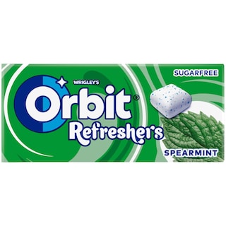 ORBIT | Τσίχλες Refreshers Δυόσμος 16g