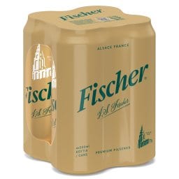 FISCHER | Μπύρα Pilsner Κουτί 4x500ml