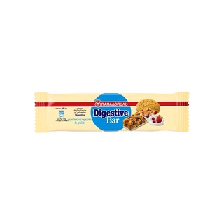 ΠΑΠΑΔΟΠΟΥΛΟΥ | DIGESTIVE | Μπάρες Δημητριακών Digestive Κόκκινα Φρούτα και Γάλα 5x28g