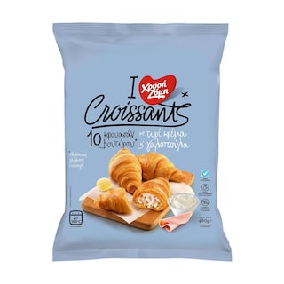 ΧΡΥΣΗ ΖΥΜΗ | Κρουασάν Βουτύρου Τυρί Κρέμα Γαλοπούλα 480g