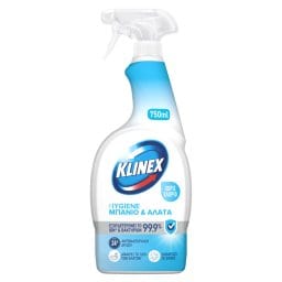KLINEX | ΥΓΡΟ ΚΑΘΑΡΙΣΜΟΥ ΜΠΑΝΙΟΥ SPRAY 4 ΣΕ 1 750 ML