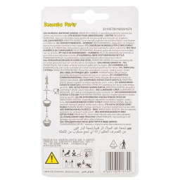 DECORATA | Κερί Γενεθλίων Νο3 1 Τεμάχιο