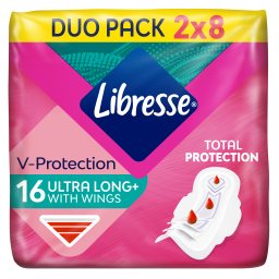 LIBRESSE | Σερβιέτες Ultra Long Wings 16 Τεμάχια