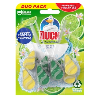 DUCK | WC Block Active Clean Citrus Splash 2x38.6g