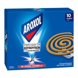 AROXOL | Εντομοαπωθητικό Spiral Σπείρες Κουνουπιών 10 Τεμάχια