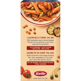 BARILLA | BARILLA PENNE RED LENTIL  250GR