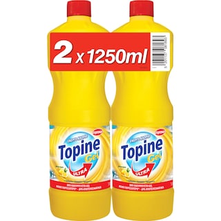 TOPINE | Χλωροκαθαριστικό Gel Ultra Λεμόνι 2x1250ml