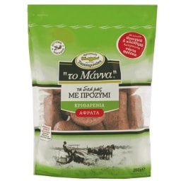 ΜΑΝΝΑ | Παξιμάδια Κριθαρένια Αφράτα με Προζύμι 260g