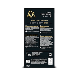LOR | Coffee Capsules Espresso Lungo Profondo 10x5.2g