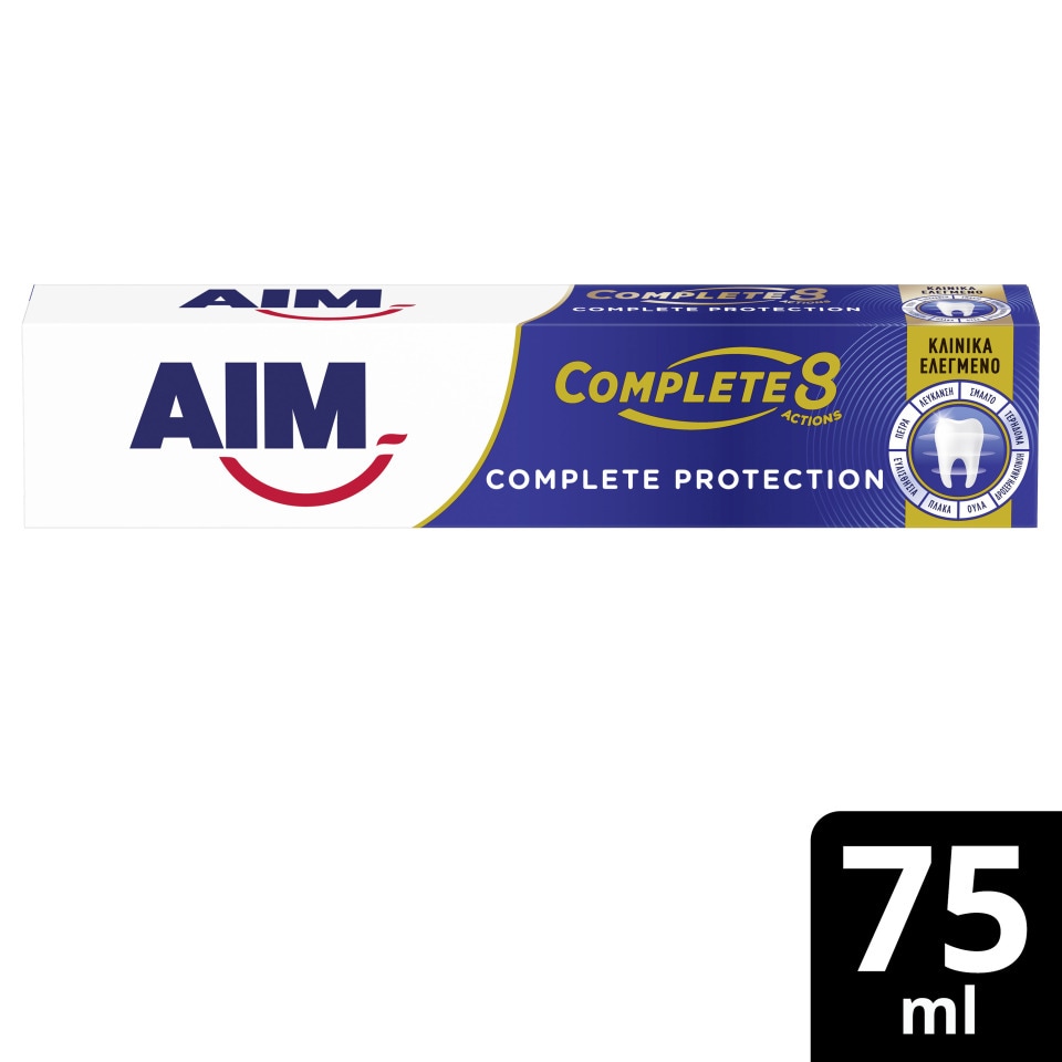 AIM Οδοντόκρεμα Complete 8 Actions Complete Protection 75ml