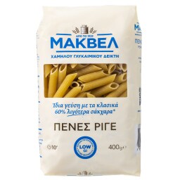 ΜΑΚΒΕΛ | Πένες Ριγέ Χαμηλού Γλυκαιμικού Δείκτη 400g