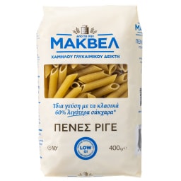 ΜΑΚΒΕΛ | Πένες Ριγέ Χαμηλού Γλυκαιμικού Δείκτη 400g