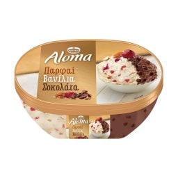 ALOMA | Παγωτό Οικογενειακό Παρφαί Βανίλια Σοκολάτα 2 Lt