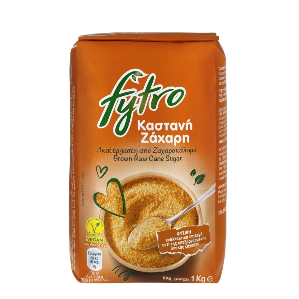 FYTRO Ζάχαρη Καστανή Ακατέργαστη 1Kg