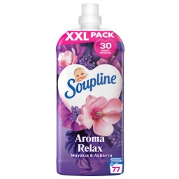 SOUPLINE | Συμπυκνωμένο Μαλακτικό Aroma Μανόλια και Λεβάντα 77 Μεζούρες