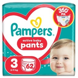 PAMPERS | Πάνες Βρακάκι Pants Νο3 62 Τεμάχια