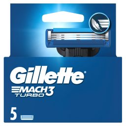 GILLETTE | Razor Blades Mach3 Turbo Refills 5 Pieces
