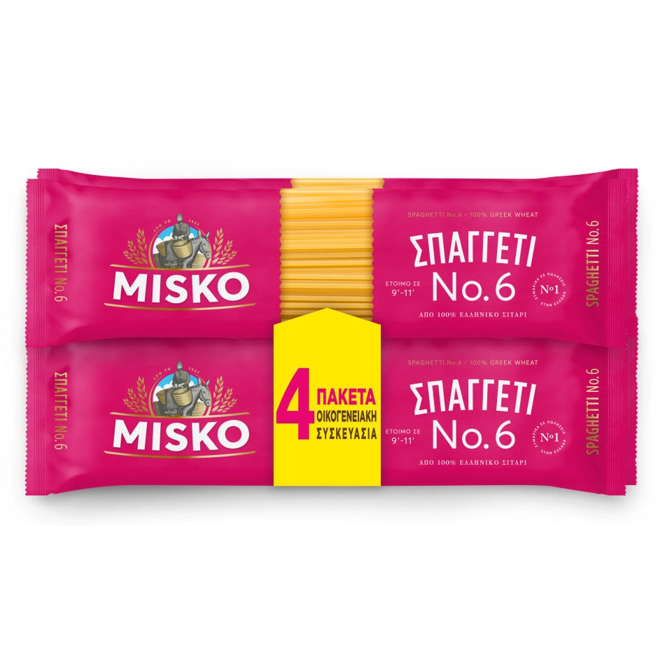 MISKO Σπαγγέτι Νο6 4x500g