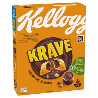 KELLOGGS | Δημητριακά Krave Πραλίνα Φουντουκιού 410g