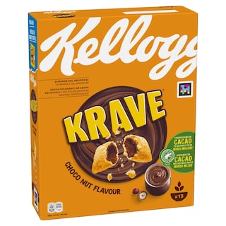 KELLOGGS | Δημητριακά Krave Πραλίνα Φουντουκιού 410g