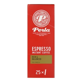 PERLA BEVERAGES | Στιγμιαίος Καφές Espresso Sticks 25x1.8g