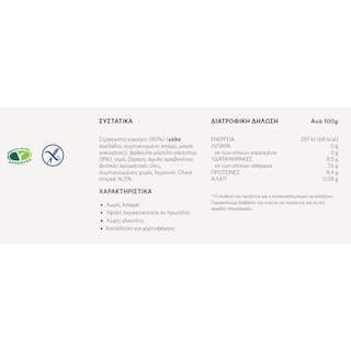 FRUYO | Επιδόρπιο Στραγγιστού Γιαουρτιού 0% Φρούτα του Δάσους 2x150g