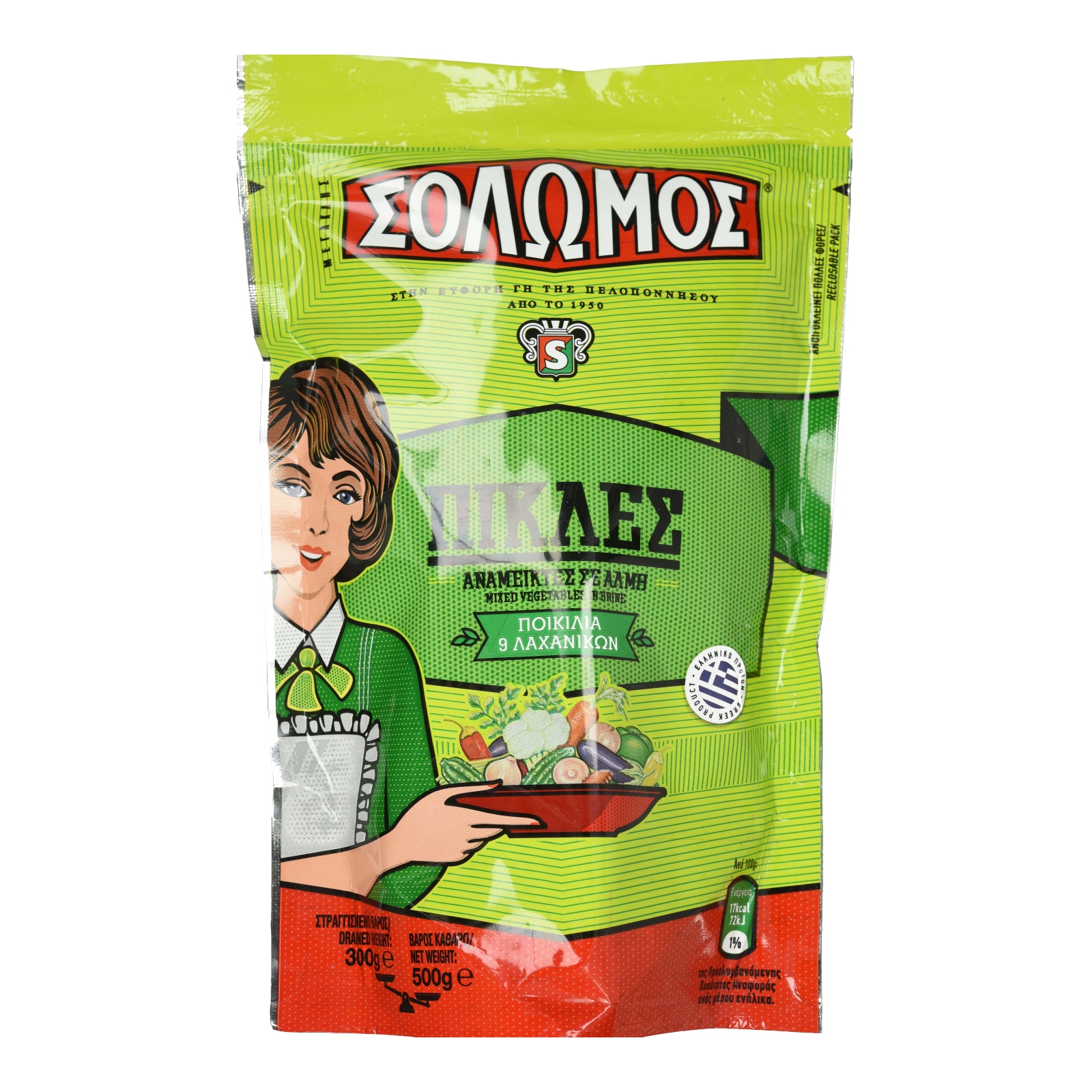 Ανάμεικτες Πίκλες σε Άλμη 300g