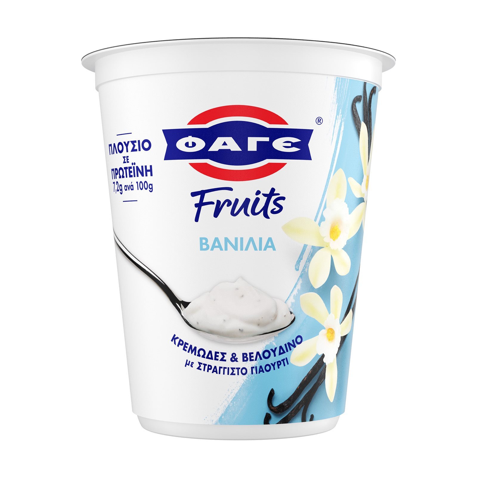 ΦΑΓΕ Επιδόρπιο Στραγγιστού Γιαουρτιού Fruits Βανίλια 380g
