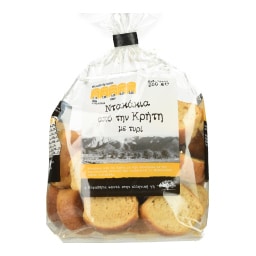 ΑΒ ΚΟΝΤΑ ΣΤΗΝ ΕΛΛΗΝΙΚΗ ΓΗ | Παξιμάδια Ντακάκια Κρητικά με Τυρί 200g